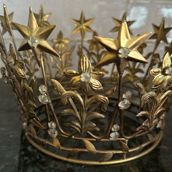 Pottery Barn Crown Christmas Tree Topper - Picture 2 of 2